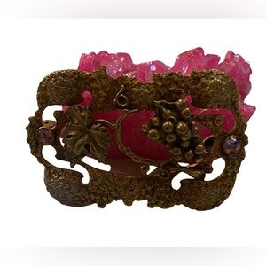 Vintage Grapes Brooch #6676